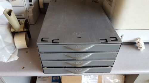 EQUIPTO Industrial Utility Storage Cabinet 4 Drawers Hardware Storage