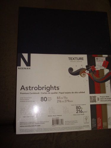 Neenah astrobrights texture premium cardstock 80 lb for sale