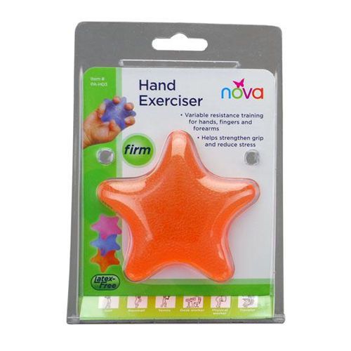 Hand Squeeze Star, Firm, Orange, Free Shipping, No Tax, #PA-H03