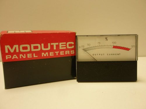 Modutec Panel Meter  0 - 125 %  Output Current