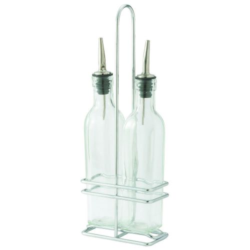 Winco GOB-8S, Oil and Vinegar Cruet Set