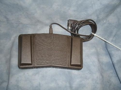 Vintage Philips Transcriber Dictation Foot Pedal    Model  LFH 0103/54