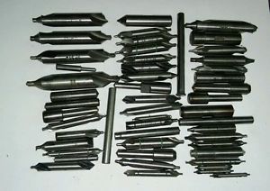 Huge Lot MACHINIST TOOLS LATHE MILL Machinist Center Drill Cutter Cutters (E)