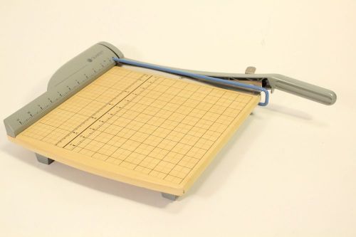 Quartet 9112 paper photo trimmer cutter guillotine 11&#034; home desk cutting board for sale