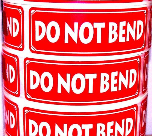 1000  do not bend label sticker 1x3  a best seller for sale