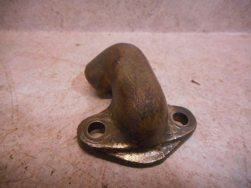 Vintage brass intake manifold, small engine, 1.75&#034; oc, .75&#034; id, 1 1/16&#034; flange for sale