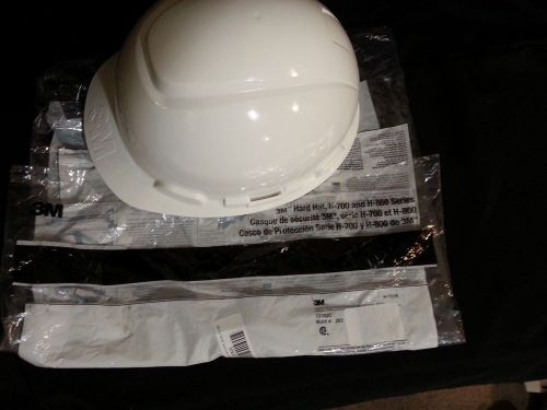 3m h-800 series full brim hard hat, white with ratchet suspension, h-801r for sale