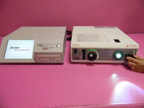 Stryker Endoscopy SCD Pro2 Digital Capture and Stryker Q-5000 Light Source
