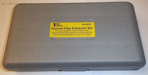 T &amp; e tools 6 piece internal pipe extractor set # 8970 ***last one*** for sale