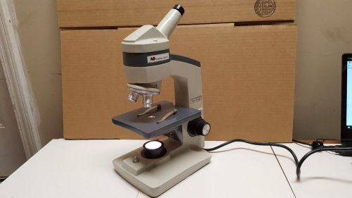 AO American Optical Model One-Sixty Microscope with 4/.1 and 10/.25 Lens