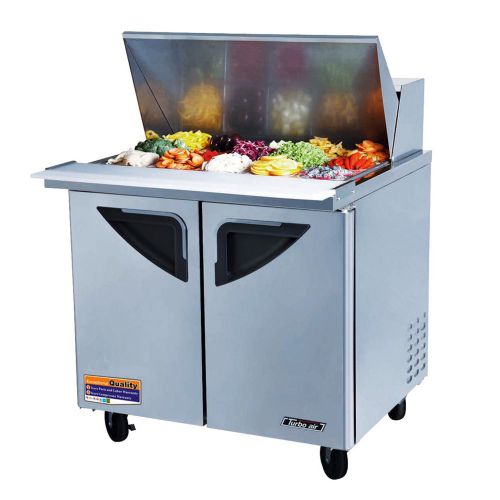 Turbo Air TST-36SD, 36-inch Refrigerated Sandwich / Salad Prep. Table