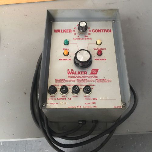 O.S. Walker Magnetic Chuck Controller. SARCVB-1.5. Used.