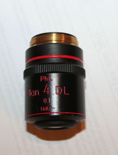 Nikon Plan 4x/0.1 DL PhL 160/- objective