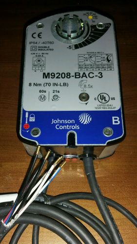M9208-BAC-3 Electric Actuators Johnson Controls