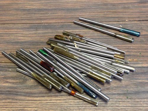 LOT OF HANNIBAL &amp; OTHER HSS REAMERS .1570 - .3835&#034;
