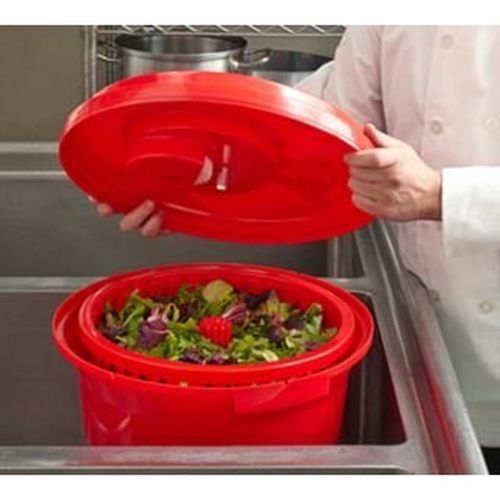 Chef-master 90008 professional economy salad dryer 5 gallon red chef-master new for sale