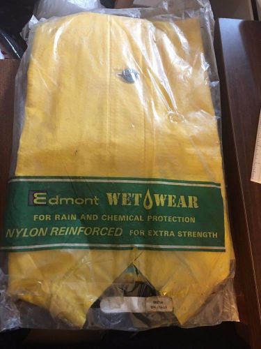 Edmont wet wear, rain &amp; chemical protection, jacket size medium, 65-200, new for sale