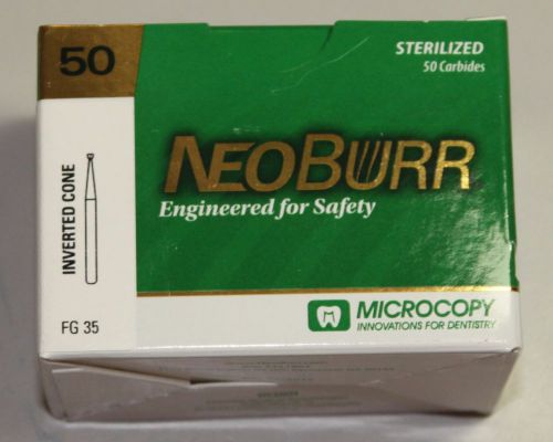 NeoBurr Carbide Bur FG 35 50/Box Sterile