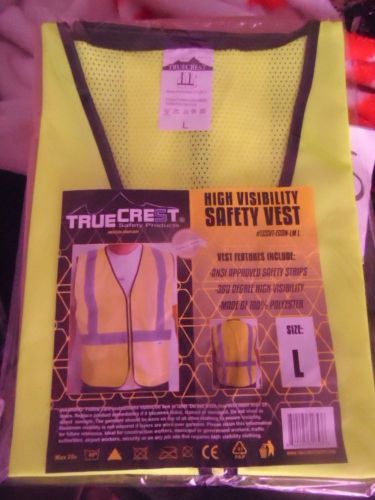 Large ANSI CLASS II Bordered Reflective Tape/  High Visibility Safety Vest