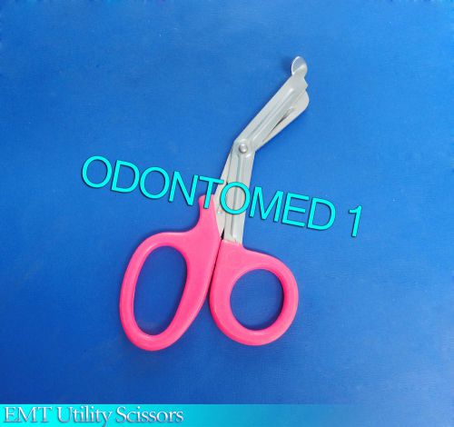 EMT Utility Scissors Shears 7.25&#034; Pink Colored
