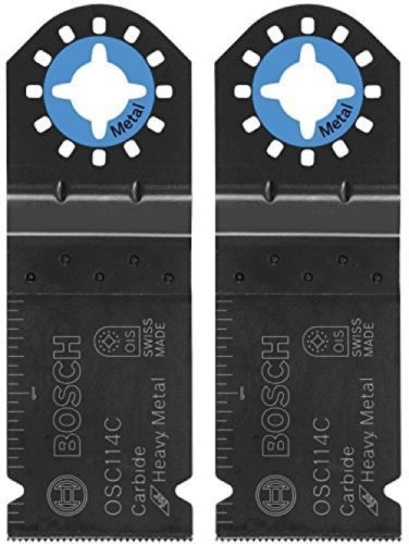 Bosch OSC114C-2 1-1/4&#039;&#039; Multi-Tool Carbide Tooth Plunge Cut Blade *2-Pack* (T0)