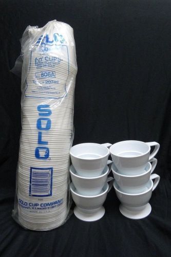 Solo White Cozy Cups ~ 100 cups and 6 whiite Solo Cozy Cup Holders