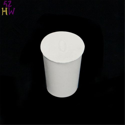 4# White Rubber Flask Stopper,Top 26mm,Bottom 19mm,Height 28mm,3 Pcs/Lot