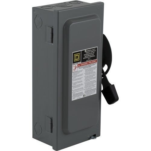 Square d by schneider electric d222ncp 60-amp 240-volt two-pole indoor general for sale