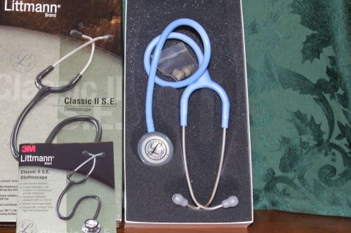 3m littmann classic ii s.e. stethoscope ceil blue 28&#034; 2813 for sale