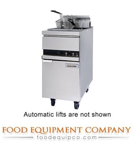 Anets 14el17aaf goldenfry™ fryer electric 40 - 50 lb. twin basket lifts for sale