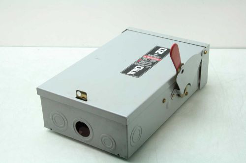 General electric ge tgn3322r model 8 safety switch 60a trip 240vac for sale