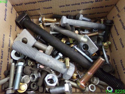 52 LBS 3 OZ : MIXED LOT OF BOLTS, NUTS, WASHERS &amp; LOCK WASHERS - LOT #7