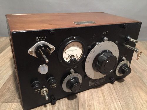 Vintage General Radio Co. Type 1612-AL  R.F. Capacitance Meter In Ex Cond.
