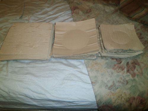 A total of 45 soft ridged flexible thin cardboard inserts! Free shipping!