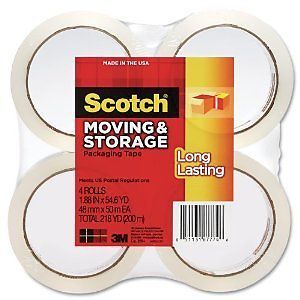Premium Professional Quality Scotch Long Lasting Moving &amp; Storage Packaging Tape