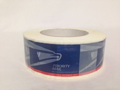 1 Roll Of USPS Priority Mail Tape Eagle Logo Label #106-A Oct 1997