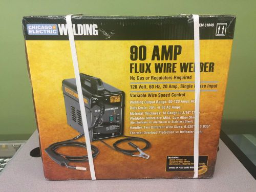 New! Chicago Electric 61849 90 AMP Flux Wire Welder | Local Pickup Chicagoland