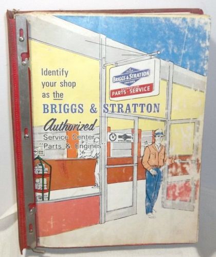 BRIGG &amp; STRATTON ENGINE SERVICE PARTS AND SERVICE MANUAL