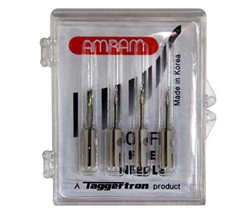 400FP Fine Tagger Tagging Gun Replacement Needles by AMRAM - (Pack of 4)