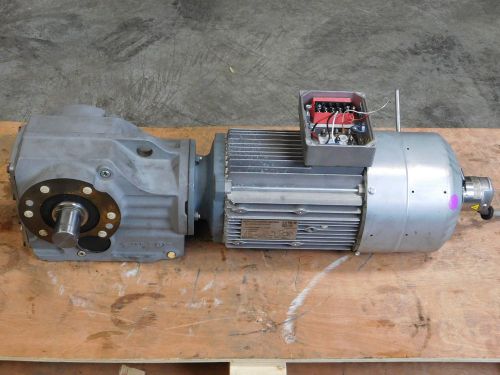 Sew-eurodrive 5hp brake gearmotor with encoder dre100lc4be5hr/as7w for sale