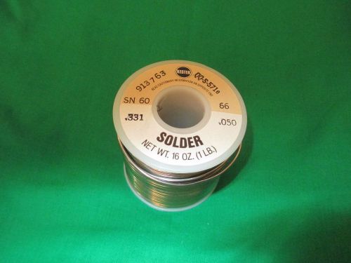 Kester solder   solder wire 60/40, 0.050&#034; diameter, water soluable flux, 1lb for sale