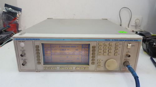 Signal Generator 10KHz - 2.7GHz Marconi 2031 Sweep Freq And Level Patentix Ltd