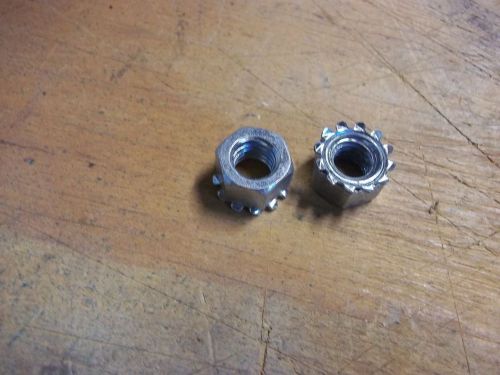 (86) 3/8” coarse nuts w/ free spinning lock washers