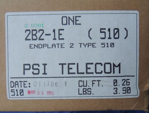 3m psi 2b2-1e-510 endplate 2 type 510 cable splice closure kit nib for sale