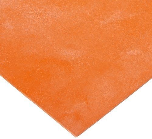 Small Parts Silicone Sheet, Adhesive-Backed, Orange, 0.062&#034; Thick, 12&#034; Width,