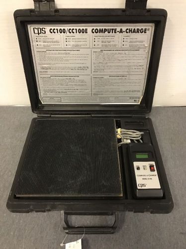 CPS Model CC-100 Compute a Charge Refrigerant Scale Portable (USED) Free Ship