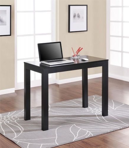 Altra Parsons Desk with Drawer, Black Home Office Computer Desk