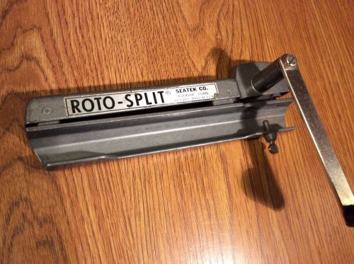 Roto-Split Electrical Cable Cutter/Stripper Made In USA by Seatek Co Vintage 