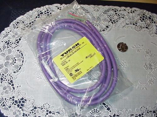 Turck RKSW 455-2M Cable with Euro Fast Connection NEW IN PACKAGE!
