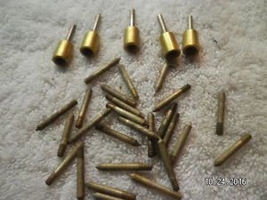 Lot Of &#034;35 Pieces&#034; NOS Brass Soldering Iron With Removable Tip